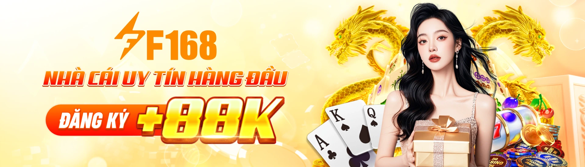 Banner F168 về ưu đãi và nhắc nhở trách nhiệm